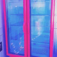 یخچال، درب شیشه ای دو در