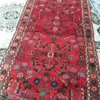 کناره دستبافت قرمز  ۱×۳
