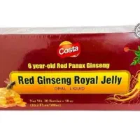 ژل رویال و جینسینگ قرمز کاستا ۱۰ میلی لیتر