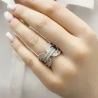 انگشتر نقره اصل ۹۲۵/ نقره حمیدی