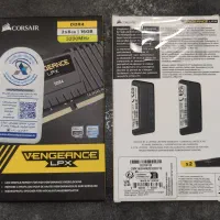 RAM Corsair Vengeance LPX DDR4 16GB 3200MHz dual