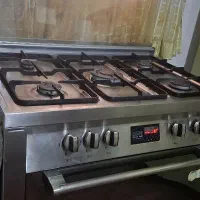 اجاق گاز فر دار مدل ریبون  ۵ شعله قوی