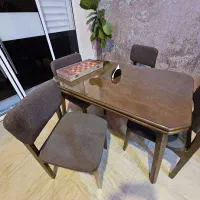 مبلمان چرم چستر لمسه دست  در حد نو|مبلمان خانگی و میز عسلی|نجف‌آباد, باغ نو|دیوار