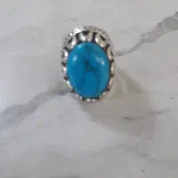 انگشتر نقره دوعدد