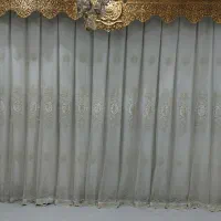 پرده  در حد نو به متراژ  3/۷۵|پرده، رانر، رومیزی|شهریار, شهرک وائین|دیوار