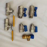 تعدادی شیرگازی و لوازم تاسیسات