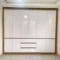 اجرا و ساخت کمدهای ریلی درب لولا(باکسی)کمد لباس