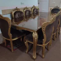 میز و صندلی غذا خوری 8 نفره سلطنتی
