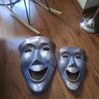 دیوارکوب مینیمال هنری طرح صورتک|تابلو، نقاشی، عکس|کرج, فاز ۳ مهرشهر|دیوار