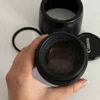 لنز ۸۵ کنون canon +هود+فیلتر|دوربین عکاسی و فیلمبرداری|تهران, اقدسیه|دیوار