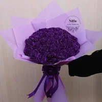 دسته گل های رز روبانی|گل مصنوعی|تبریز, |دیوار