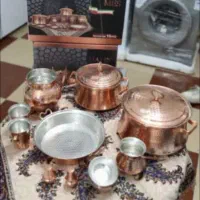 سرویس مسی کاملا نو|ظروف سرو و پذیرایی|باقرشهر, |دیوار