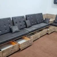 مبل ۱۱نفره|مبلمان خانگی و میز عسلی|شفت, |دیوار