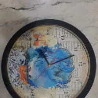 ساعت دیواری مدل باد وآتش