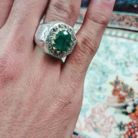 زمرد پنجشیر رکاب فیصل عقیق سرخ یمنی