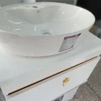 روشویی مدل بامبو نوار طلایی ۴۰×۶۰|لوازم سرویس بهداشتی|سقز, |دیوار