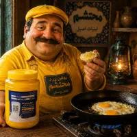 روغن زرد گاوی خالص ، کره محلی ، تولیدکننده