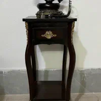 میزتلفن چوبی