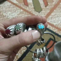 همه مدل انگشتر.بابادوچشم و فیروزه یاقوت ...