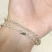 دستبند نقره عیار ۹۴۰|بدلیجات|آبادان, |دیوار