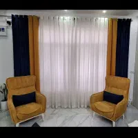 مبل همراه با پرده ستش