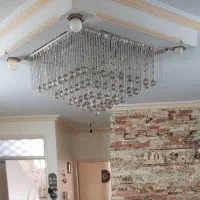 لوستر توپی کریستال