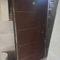 فروش درب چوبی ضدسرقت کارکرده سالم بافریم وچهارچوب|مصالح و تجهیزات ساختمان|اهواز, گلستان|دیوار