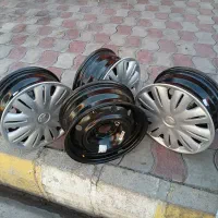 رینگ چهار عدد نو با سه تا قالپاق