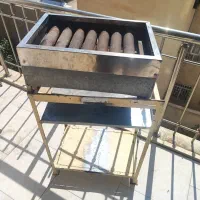 کباب پز گازی چدنی