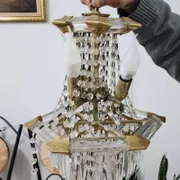 لوستر|لوستر و چراغ آویز|رشت, ساغری سازان|دیوار