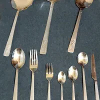 سرویس قاشق و چنگال هخامنشی|ظروف سرو و پذیرایی|فلاورجان, |دیوار