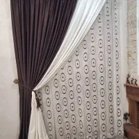 دو عدد پرده پذیرایی