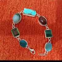 دستبند نقره ابکاری شده