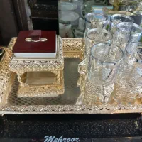 سرویس چایخوری رنگ ثابت ۹پارچه|ظروف سرو و پذیرایی|فردیس, شهرک هفده شهریور|دیوار