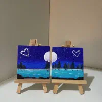 اکریلیک نقاشی روی بوم