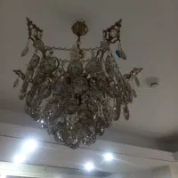 لوستر ۱۲ شعله تمام برنز