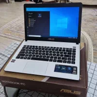 لپ تاپ ایسوس، سفید در حد با جعبه با هارد SSD