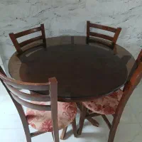 غذاخوری ۴نفره چوپ ام دی اف|میز و صندلی غذاخوری|بیجار, |دیوار