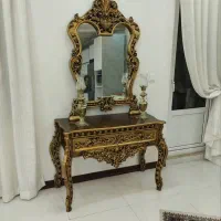 آینه کنسول تمام چوب راش|بوفه، ویترین، کنسول|تهران, محمودیه|دیوار