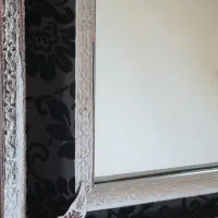 آینه و شمعدان دورمخمل|صنایع دستی و سایر لوازم تزئینی|رشت, کوی مهر|دیوار