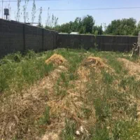 زمین باغی ۴دیواری استخردار کهک شاه ابراهیم