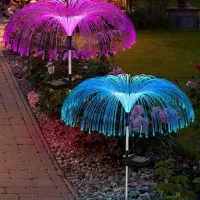 چراغ آبشاری باغچه خورشیدی