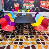 میز و صندلی پایه فلزی