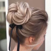 شنیون کار حرفه ای برای سالن