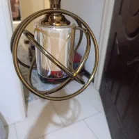 لوستر وسط و ۴ عدد لوستر کوچک،دوتام چوبی