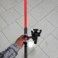 ست چوب وچرخ .نخ وغبره  برای  ماهیگیری