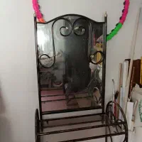 میز و آیینه فرفورژه   میز و شمعدان