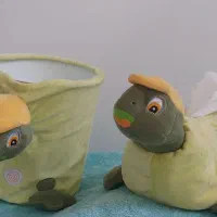 سطل و جای دستمال کاغذی فانتزی