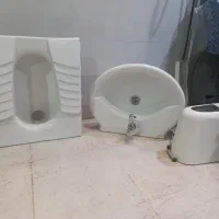روشویی بدون شیر با سنگ توالت و سیفون