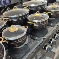 سرویس قابلمه گرانیت۱۴ پارچ طرح سنگ آونا در گنجینه